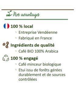 Café minceur BIO, 12 sachets